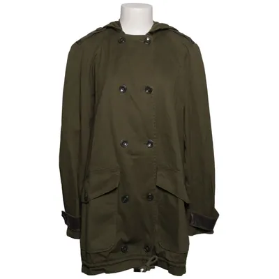 Parka (Grøn) fra IQ+ Berlin Bomuld, Læder