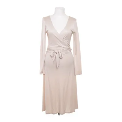 Slå-om-kjole (Beige) fra Allude Silke