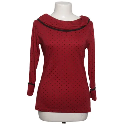 Long sleeve T-shirt (Red, Black) from Küsten Luder Cotton, Elastane