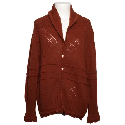 Cardigan (Brown) from Capuccino Acrylic, Alpaca wool, Merino wool
