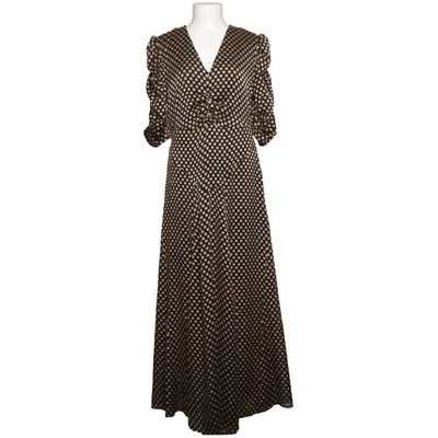 Robe longue (Noir, Beige) de Antik Batik Polyester, Viscose