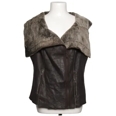 Shearling jacket (Brown) from Muubaa Leather