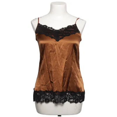 Top (Brun, Sort) fra Hallhuber Donna Elastan, Polyamid, Silke, Viscose