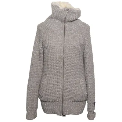 Strickjacke (Grau, Weiß) von Maui-Wowie Acryl, Polyester