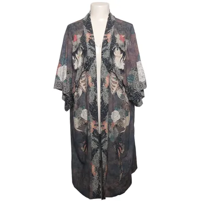 Cardigan (Brun, Flerfarvet) fra Blackmilk Elastan, Polyester