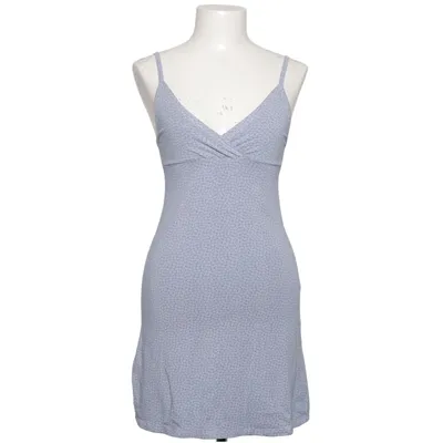 Kjole (Blå, Hvid) fra Brandy Melville Bomuld, Elastan