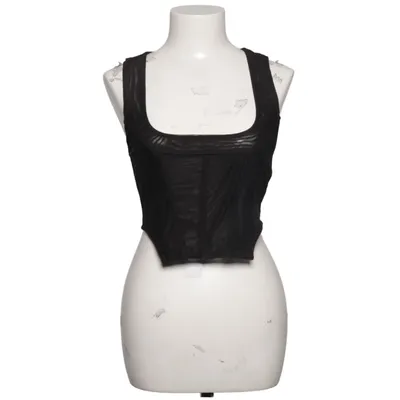 Linne (Svart) från Bershka Elastan, Polyester