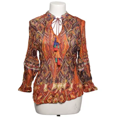 Blouse (Brown, Multicolored) from Desigual Metallic fiber, Viscose