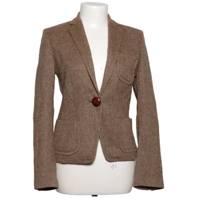 Blazer (Bruin) van René Lezard Acetaat, Cupro, Polyester, Polyurethaan, Wol