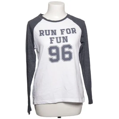 Baseballtrøje (Blå, Hvid) fra Infinity Woman Bomuld, Polyester
