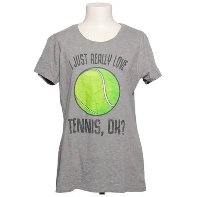 T-shirt (Grau, Grün) von Premium Women Baumwolle, Viskose