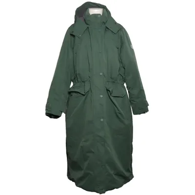 Parka (Grøn) fra Lands' End Akryl, Dun, Elastan, Fjer, Polyester