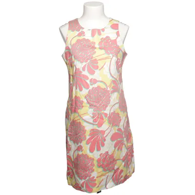 Dress (White, Multicolored) from London Times Cotton, Elastane