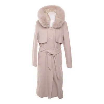 Winter coat (Beige) from Halston Heritage Fox fur, Nylon, Polyester, Viscose, Wool