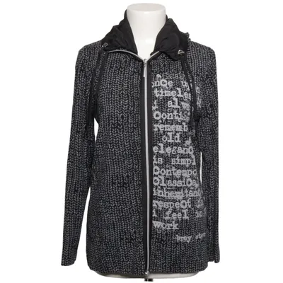 Cardigan (Sort, Hvid) fra No1 Elastan, Polyester, Viscose