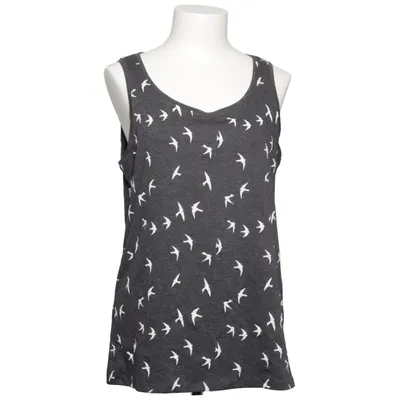 Tank Top (Gray, White) from Gina Cotton, Elastane, Polyester