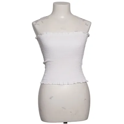 Tubetop (Hvid) fra H&M Bomuld, Elastan, Polyester