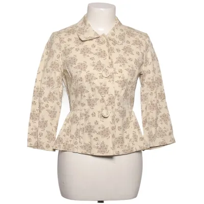 Jacke (Weiß, Braun) von Laura Ashley Baumwolle