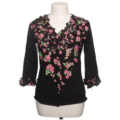 Cardigan (Sort, Pink, Grøn) fra Mary Lides Bomuld, Elastan