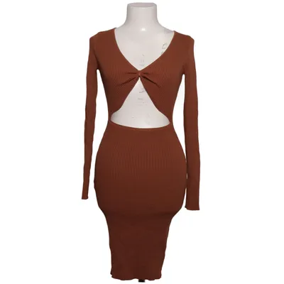 Dress (Brown) from Naked Wardrobe Polyamide, Viscose