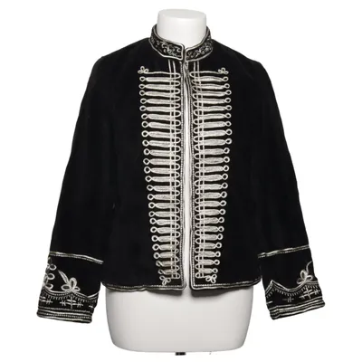 Jacka (Svart, Silverfärgad) från Zara Metallfiber