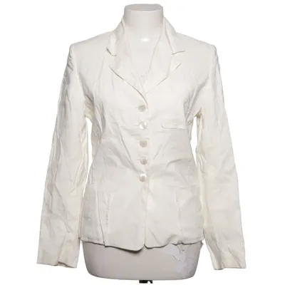 Blazer (White) from Nicowa Viscose, Wool