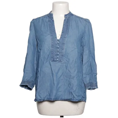 Blouse (Blue) from Mango Jeans Lyocell