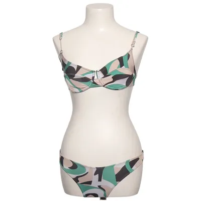 Bikini (Grøn, Beige, Sort) fra The Bikini lab