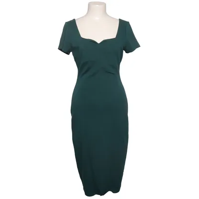 Dress (Green) from Unique Vintage Cotton, Elastane, Polyester