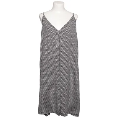 Kjole (Sort, Hvid) fra Ulla Popken Elastan, Viscose