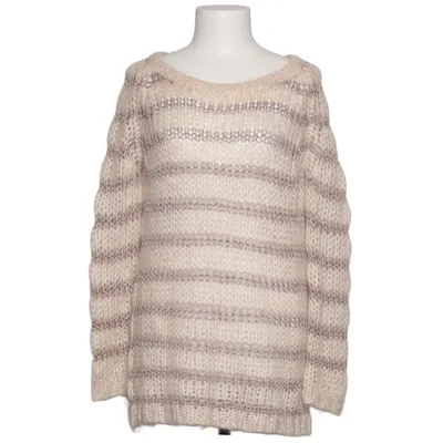 Sweater (Beige, Silver) from 10 Feet Acrylic, Mohair