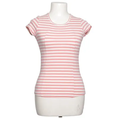 T-shirt (Pink, White) from Collectif London Cotton, Elastane