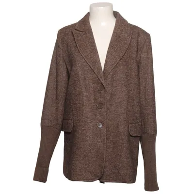 Blazer (Brun) fra Dilvin Woman Akryl, Bomuld, Polyester, Uld