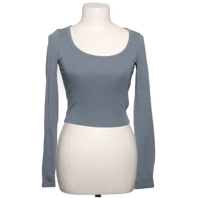 Long sleeve T-shirt (Blue) from Twill Cotton, Elastane, Modal