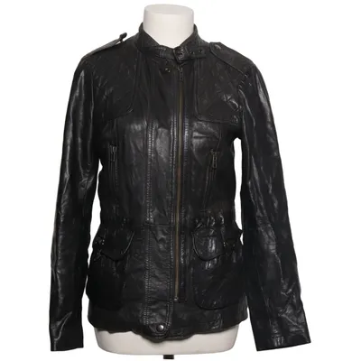 Veste en cuir (Noir) de Urbancode Acrylique, Cuir, Polyester