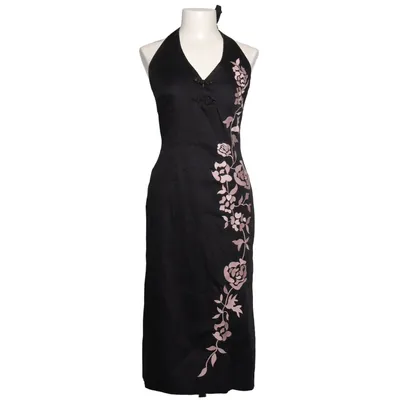 Cheongsam (Black, Pink) from Hallhuber Donna Cotton, Elastane, Polyamide