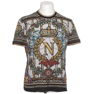 T-shirt (Hvid, Flerfarvet) fra Dolce & Gabbana Bomuld, Elastan