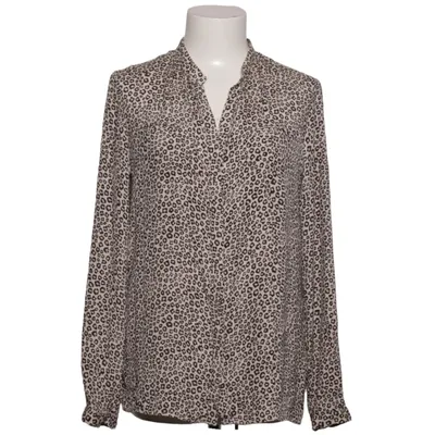 Blus (Beige, Svart) från Robert Friedman Elastan, Silke