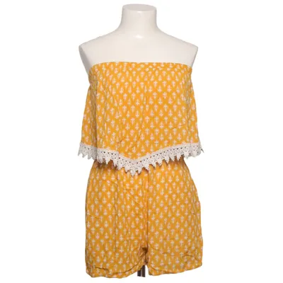 Byxdress (Gul, Vit) från Xhilaration Polyester, Viskos