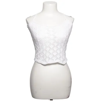 Crop top (Vit) från Stradivarius Bomull, Polyester, Viskos