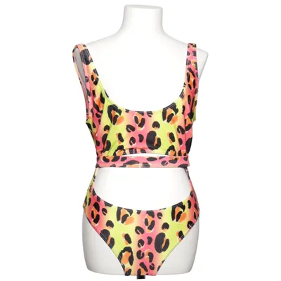 Maillot de bain une pièce (Jaune, Multicolore) de ASOS Swim Élasthane, Polyamide, Polyester