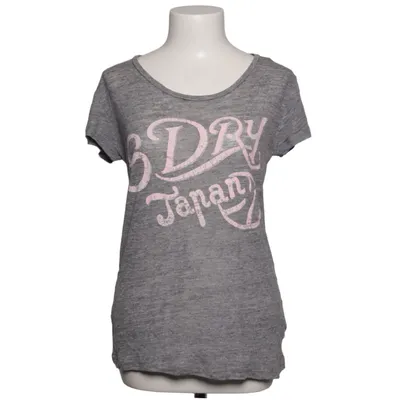 T-shirt (Grå, Rosa) från Superdry Polyester, Viskos