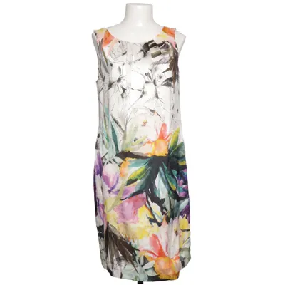 Robe (Blanc, Multicolore) de Cassani Soie