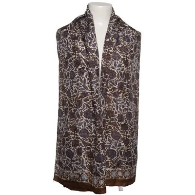 Sjaaltje (Bruin, Blauw, Wit) Zijde