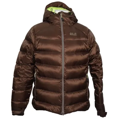 Dunjakke (Brun) fra Jack Wolfskin Dun, Fjer, Polyamid, Polyester