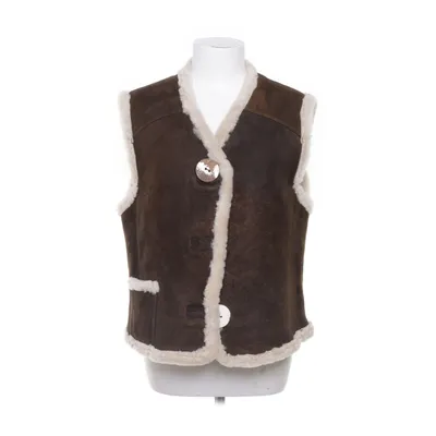 Läderväst (Brun, Vit, Beige) från Meindl Mocka