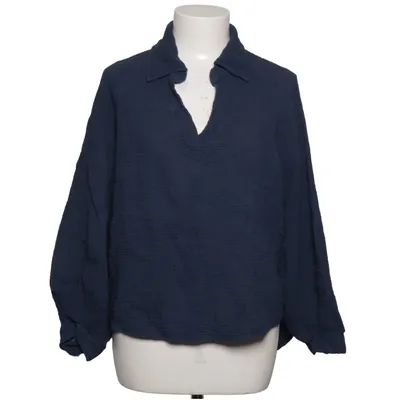Blouse (Blauw) van J&L Katoen