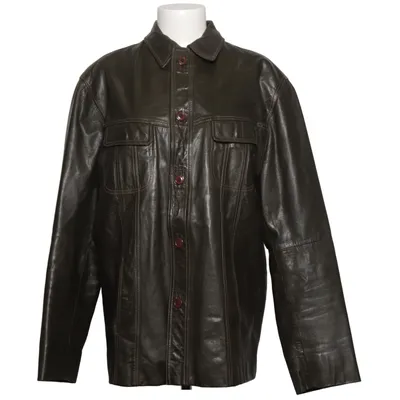 Leather jacket (Brown) from Gipsy by Mauritius Leather, Polyester