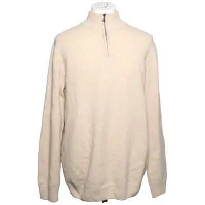 Trui (Beige) van Profuomo Polyamide, Wol