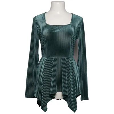 Klänning (Grön) från Shein Elastan, Polyester